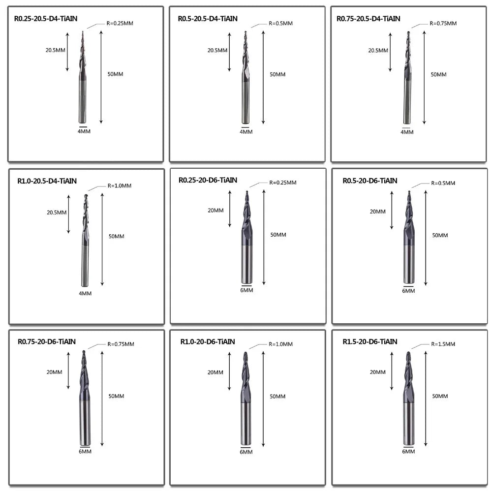 DIY Maker's Dream: Taper Ball Nose End Mill CutterDIY tools EcoVital Hub