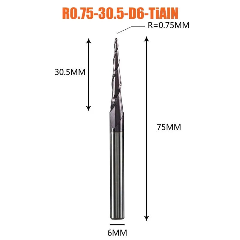 DIY Maker's Dream: Taper Ball Nose End Mill CutterDIY tools EcoVital Hub