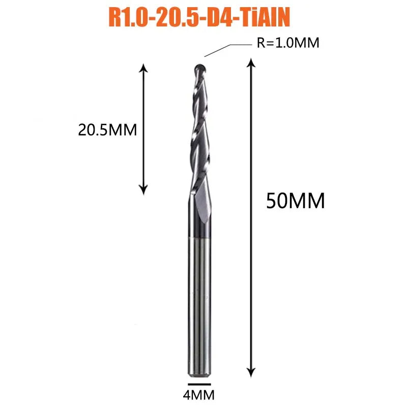 DIY Maker's Dream: Taper Ball Nose End Mill CutterDIY tools EcoVital Hub