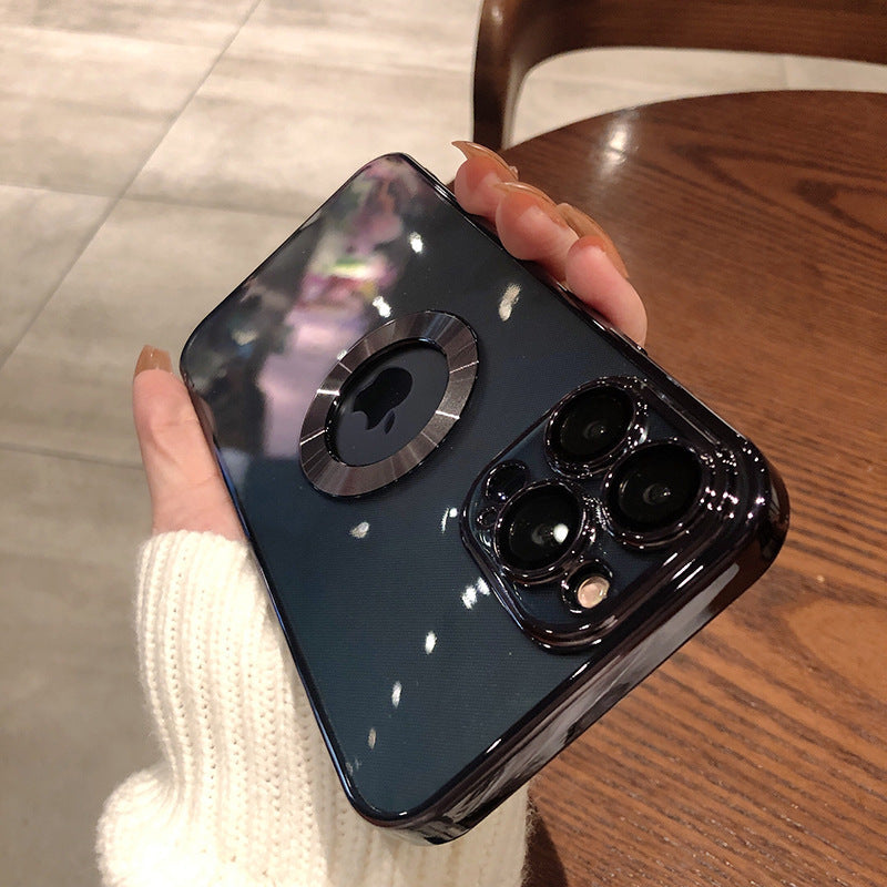 Phone Case With Camera Protector Advanced Electroplating Integrated With Lens Protector Phone Case For Iphone12 13promax Simple 11 Soft EcoVital Hub