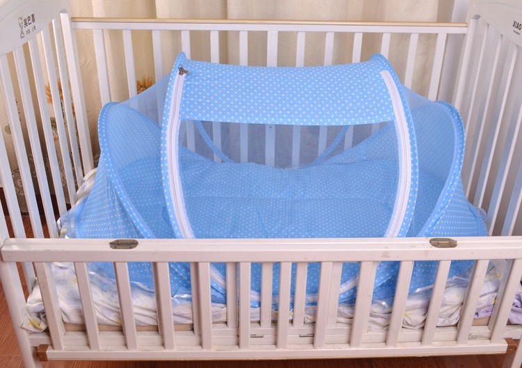 Foldable  Baby Bed Net With Pillow Net 2pieces Set Acme