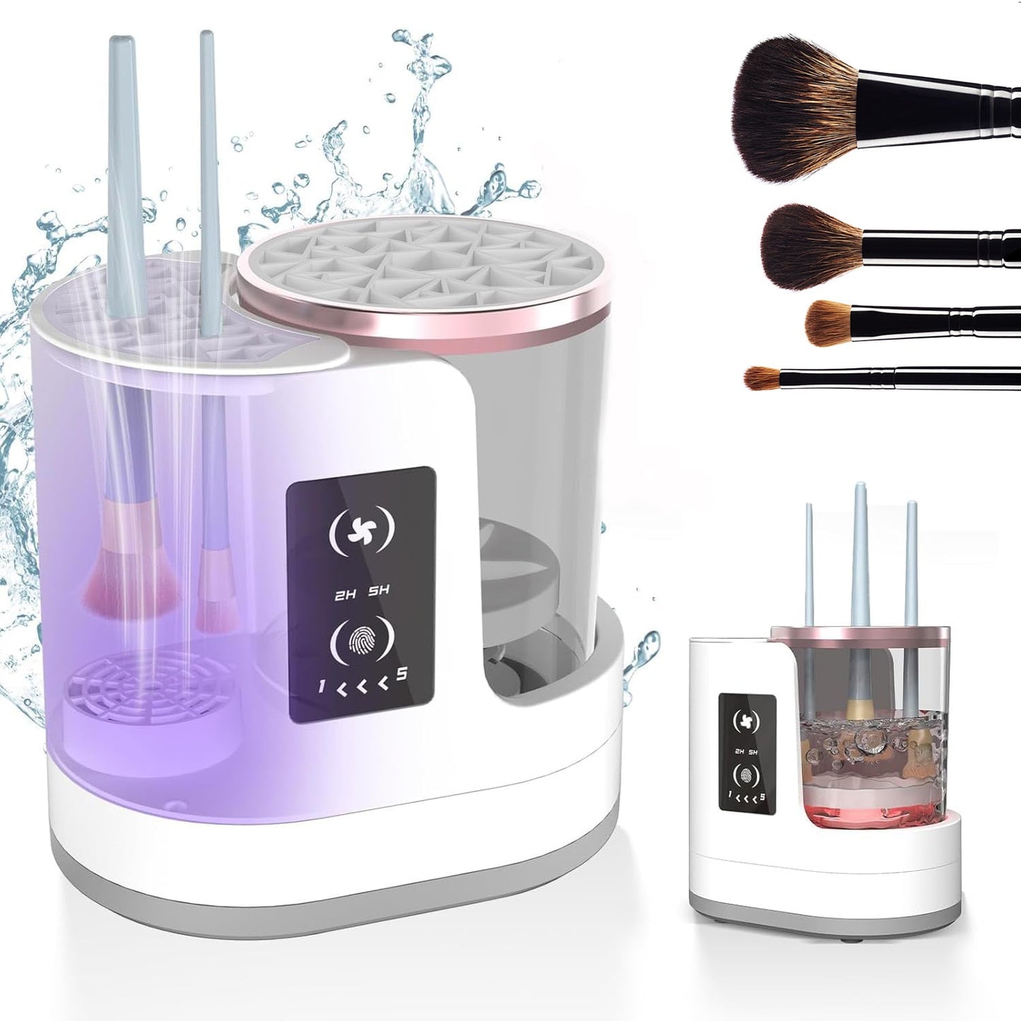 Electric Makeup Brush Cleaner Rechargeable Makeup Brushes Cleaning Tool Automatic Makeup Brush Cleaning Stand Device EcoVital Hub