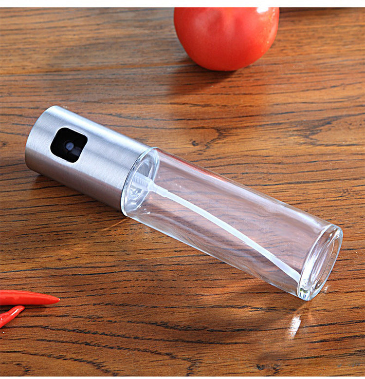 BBQ Healthy Kitchen Cooking Oil Vinegar Spray Bottle Push Type Oil Spray BottlePump Oil Tank Leakproof BBQ Sprayer BBQ Tools Kitchen Gadgets EcoVital Hub