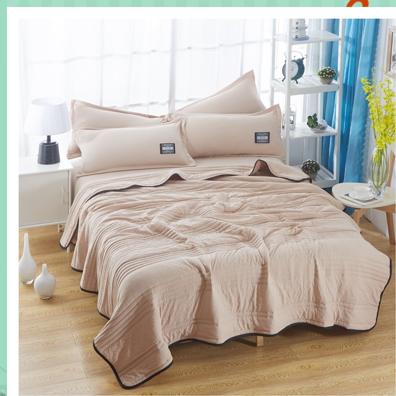 Cooling Blankets Pure Color Summer Quilt Plain Summer Cool Quilt Compressible Air-conditioning Quilt Quilt Blanket EcoVital Hub