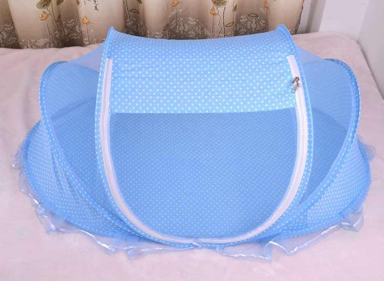 Foldable  Baby Bed Net With Pillow Net 2pieces Set Acme