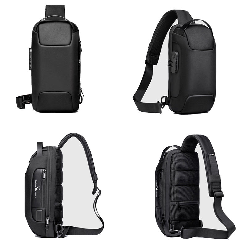 Men  Chest Bag Messenger Bag Anti-theft Shoulder Bags Chest Bag Pack For Male EcoVital Hub