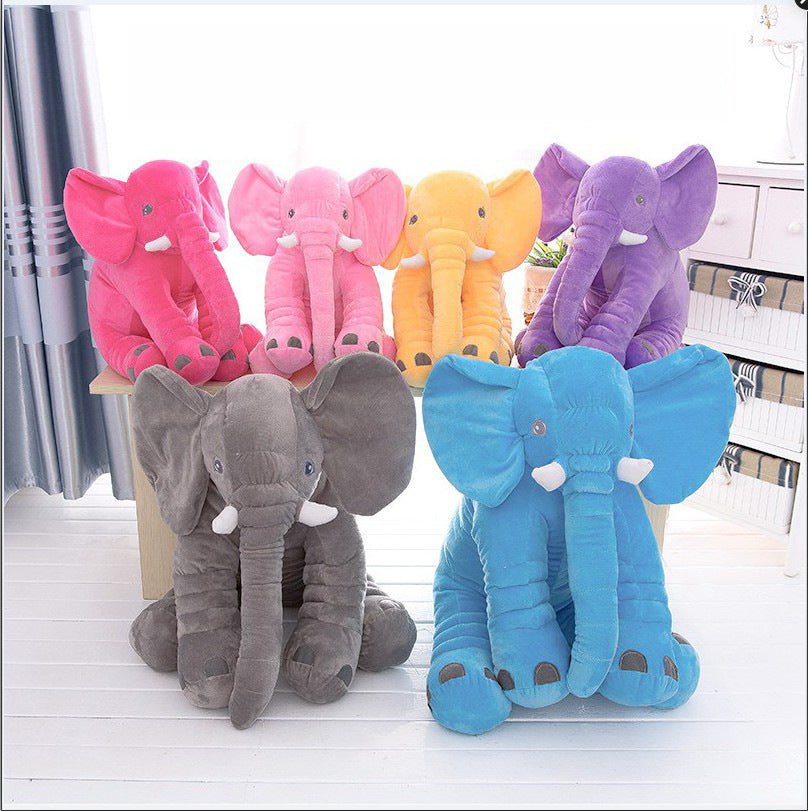 Soft Comfort Elephant Plush Toy  Accompany Sleeping Baby Sleep Child Pillow Leather Shell EcoVital Hub