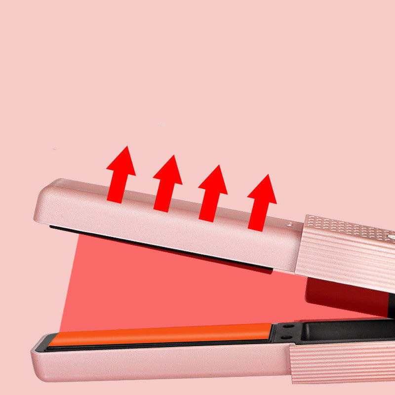 Hair Straightener Cordless Usb Hair Straightener Mini Ceramics Hair Curler 3 Constant Temperature Portable Flat Iron For Travel EcoVital Hub