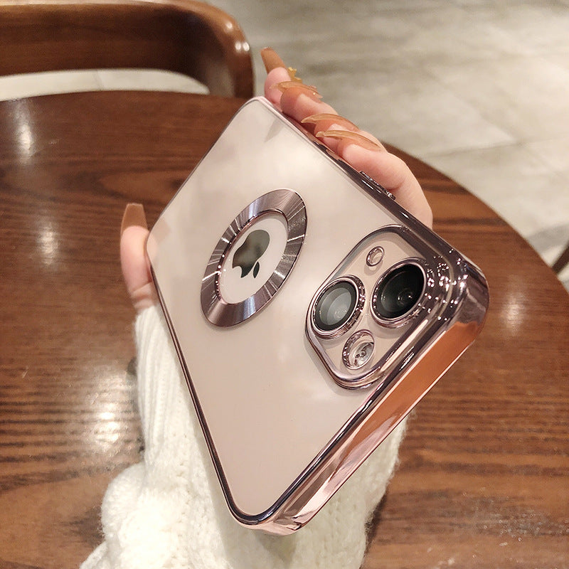 Phone Case With Camera Protector Advanced Electroplating Integrated With Lens Protector Phone Case For Iphone12 13promax Simple 11 Soft EcoVital Hub