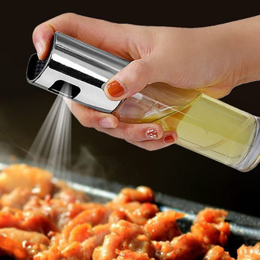 BBQ Healthy Kitchen Cooking Oil Vinegar Spray Bottle Push Type Oil Spray BottlePump Oil Tank Leakproof BBQ Sprayer BBQ Tools Kitchen Gadgets EcoVital Hub