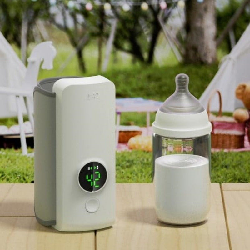 Portable Wireless Rechargeable Baby Bottle Warmer USB Charging And Heating Bag Portable Constant Temperature Milk Warmer Universal Bottle Insulation Sleeve EcoVital Hub