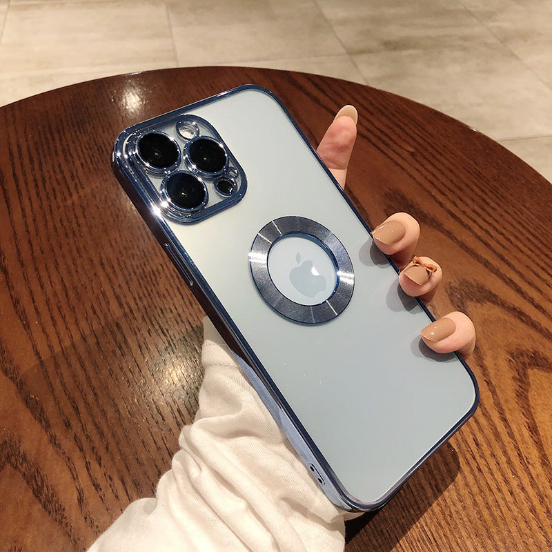 Phone Case With Camera Protector Advanced Electroplating Integrated With Lens Protector Phone Case For Iphone12 13promax Simple 11 Soft EcoVital Hub