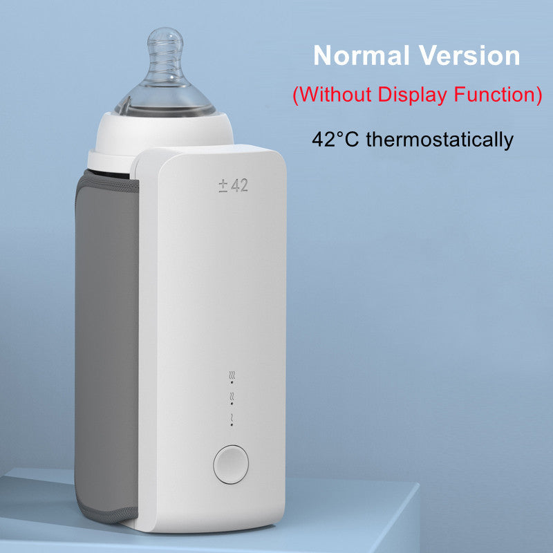 Portable Wireless Rechargeable Baby Bottle Warmer USB Charging And Heating Bag Portable Constant Temperature Milk Warmer Universal Bottle Insulation Sleeve EcoVital Hub
