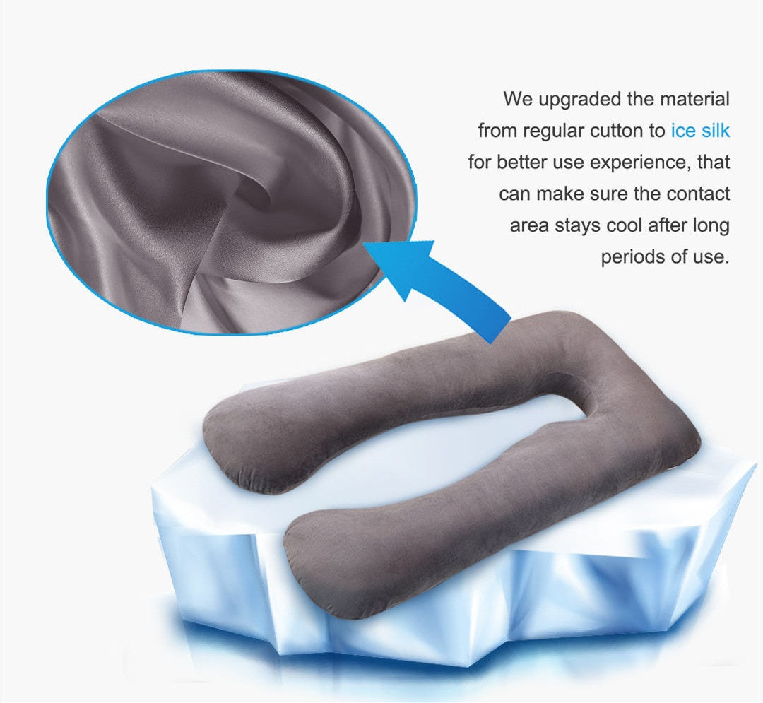Summer Sleeping Support Pillow For Pregnant Women U Shape Maternity Pillows Pregnancy Ice Silk EcoVital Hub