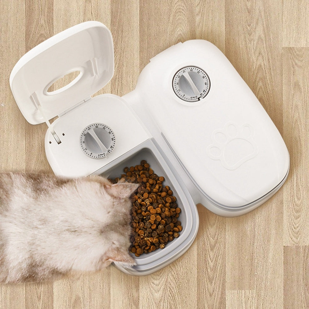 Automatic Pet Feeder Smart Food Dispenser For Cats Dogs Timer Stainless Steel Bowl Auto Dog Cat Pet Feeding Pets Supplies EcoVital Hub
