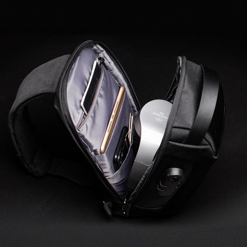 Men  Chest Bag Messenger Bag Anti-theft Shoulder Bags Chest Bag Pack For Male EcoVital Hub