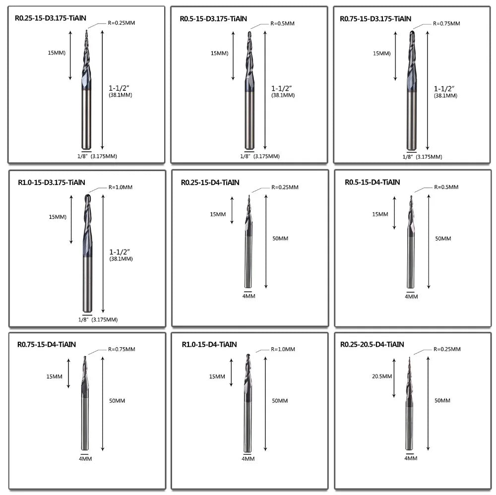 DIY Maker's Dream: Taper Ball Nose End Mill CutterDIY tools EcoVital Hub