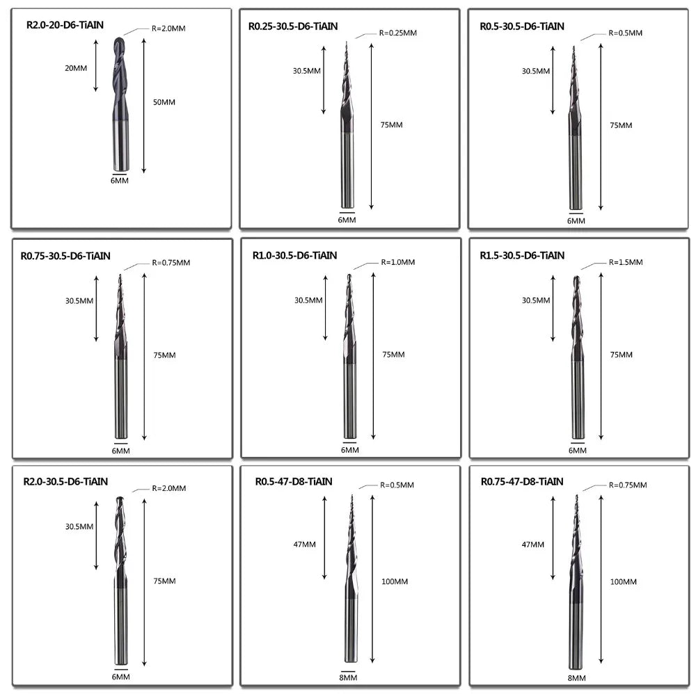 DIY Maker's Dream: Taper Ball Nose End Mill CutterDIY tools EcoVital Hub