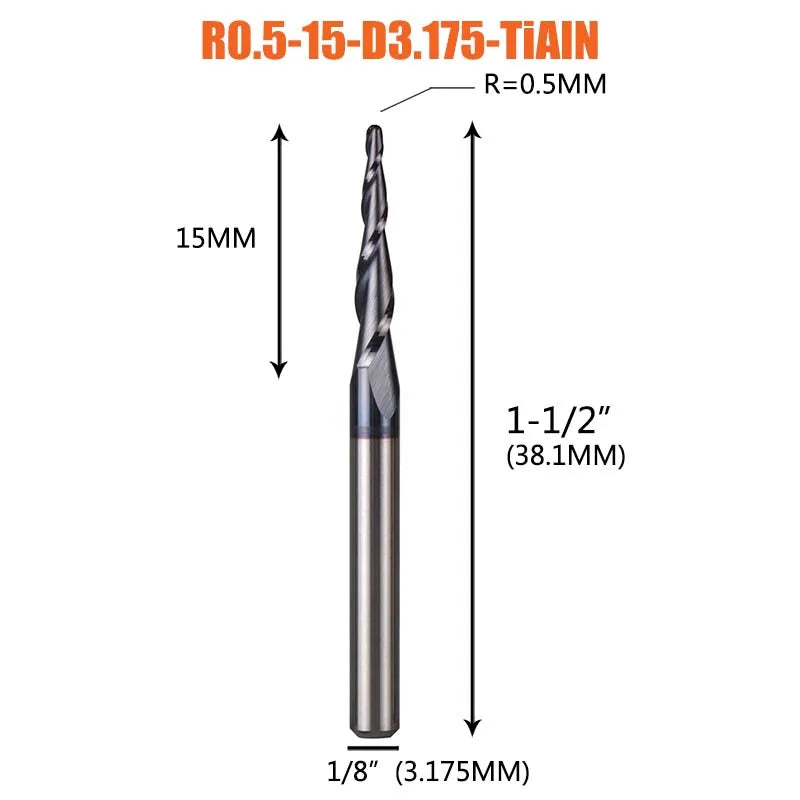 DIY Maker's Dream: Taper Ball Nose End Mill CutterDIY tools EcoVital Hub