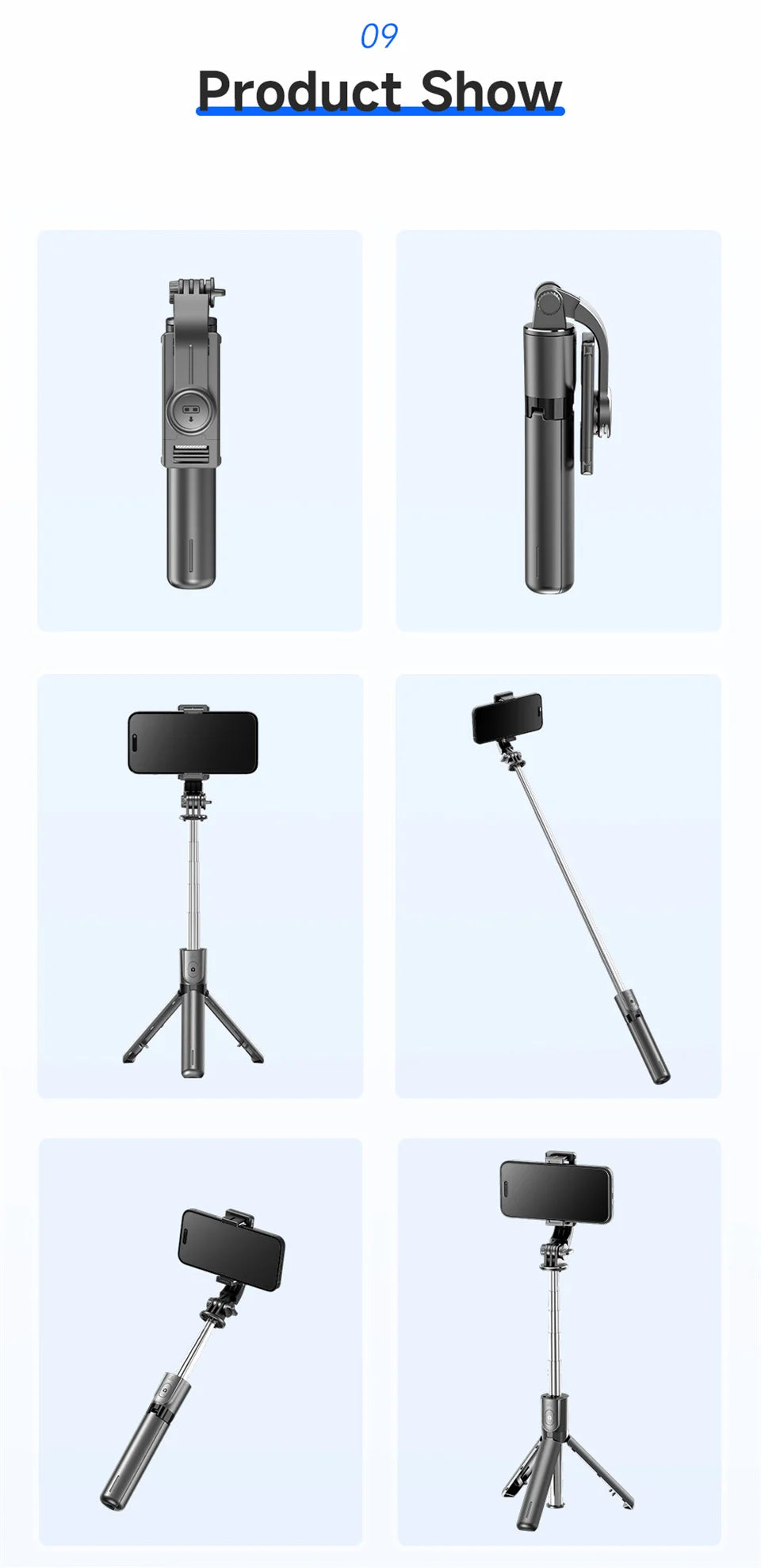 TikTok Live Broadcast Mini Selfie Stick Tripod Stand - Perfect for Mobile Content Creators EcoVital Hub