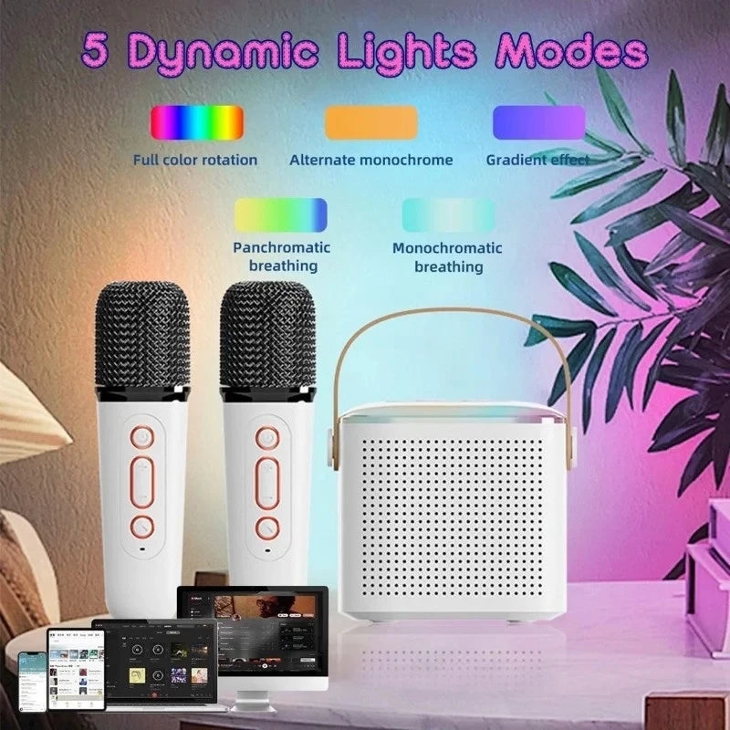 TikTok Karaoke: Portable Wireless Bluetooth Speaker With Microphone EcoVital Hub