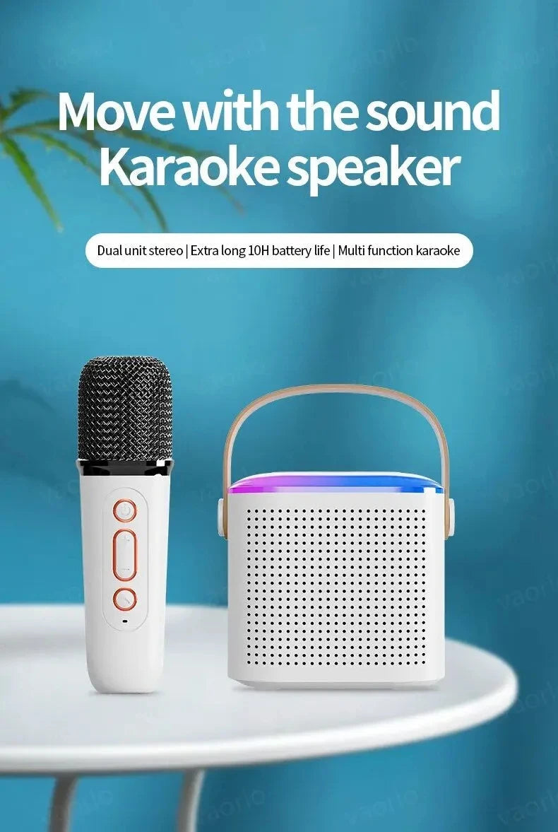 TikTok Karaoke: Portable Wireless Bluetooth Speaker With Microphone EcoVital Hub