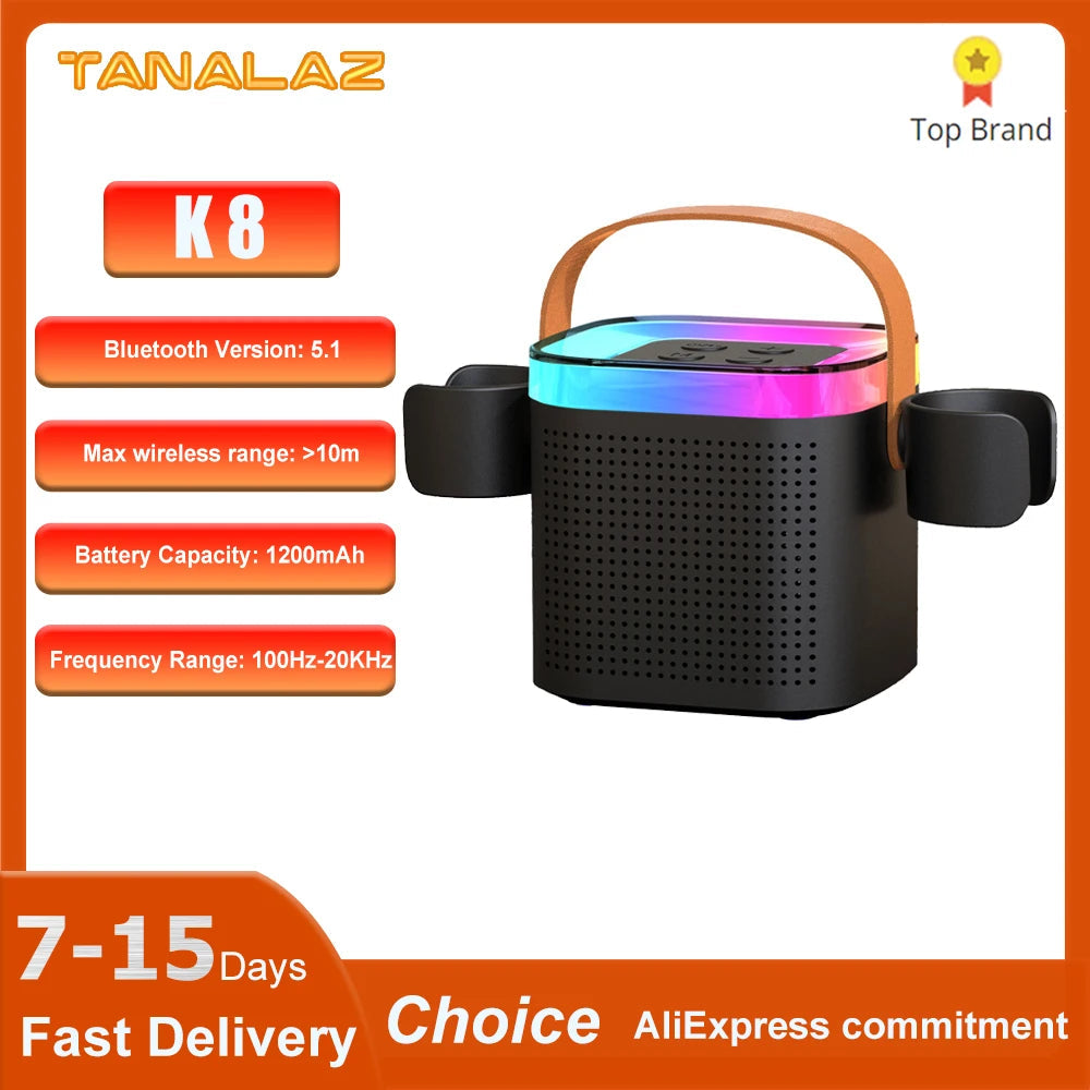TANALAZ K8 Karaoke Machine - Unleash Your Inner Rockstar EcoVital Hub