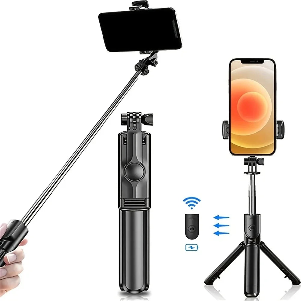 TikTok Selfie Stick - Wireless Bluetooth Remote - Portable Smartphone Stand EcoVital Hub
