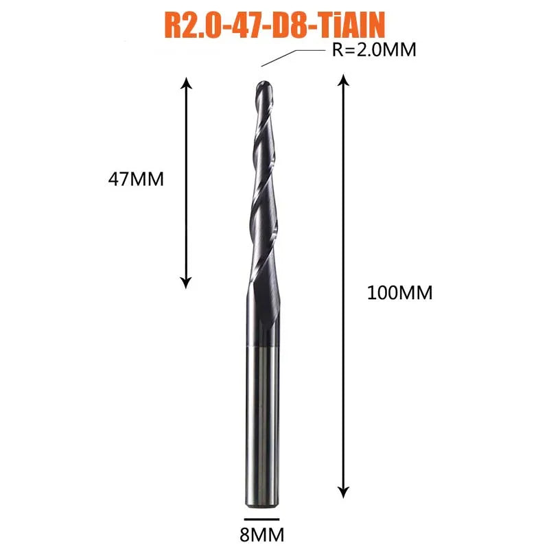 DIY Maker's Dream: Taper Ball Nose End Mill CutterDIY tools EcoVital Hub