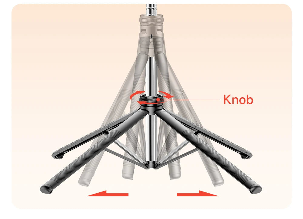 TOKQI Professional Extendable Tripod for TikTok Creators - Bluetooth Remote, 1/4'' Screw, Phone Holder, 72inch MonopodTOKQI Professional Tripod EcoVital Hub