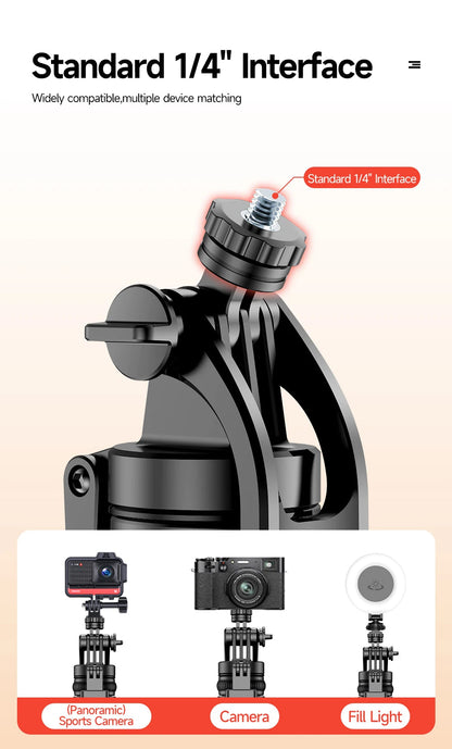 TOKQI Professional Extendable Tripod for TikTok Creators - Bluetooth Remote, 1/4'' Screw, Phone Holder, 72inch MonopodTOKQI Professional Tripod EcoVital Hub