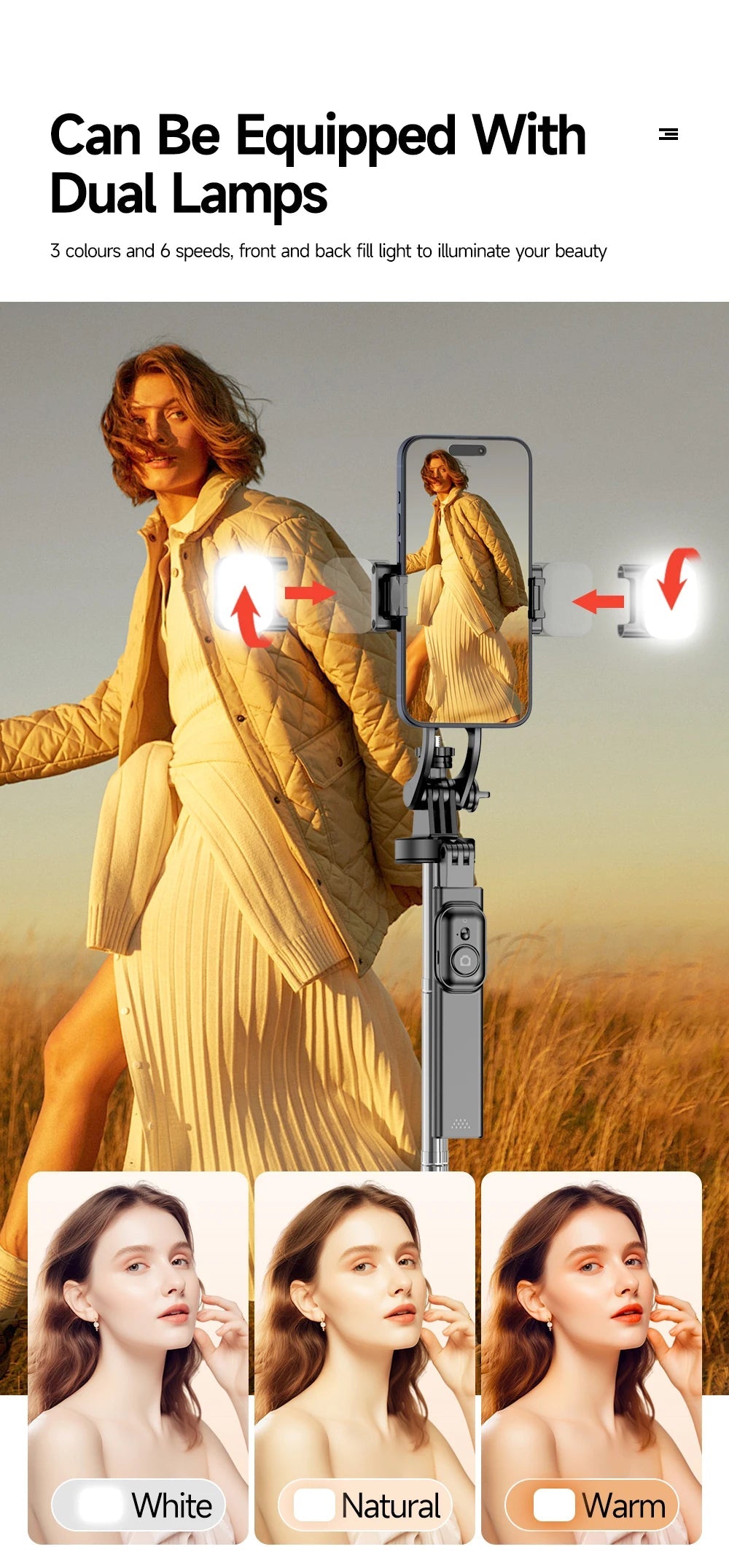 TOKQI Professional Extendable Tripod for TikTok Creators - Bluetooth Remote, 1/4'' Screw, Phone Holder, 72inch MonopodTOKQI Professional Tripod EcoVital Hub