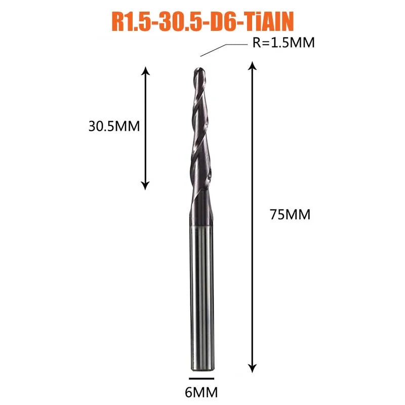 DIY Maker's Dream: Taper Ball Nose End Mill CutterDIY tools EcoVital Hub