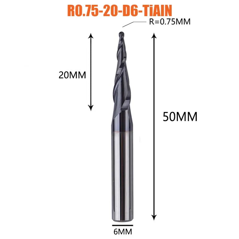DIY Maker's Dream: Taper Ball Nose End Mill CutterDIY tools EcoVital Hub