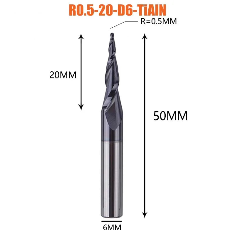 DIY Maker's Dream: Taper Ball Nose End Mill CutterDIY tools EcoVital Hub