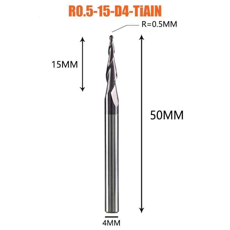 DIY Maker's Dream: Taper Ball Nose End Mill CutterDIY tools EcoVital Hub