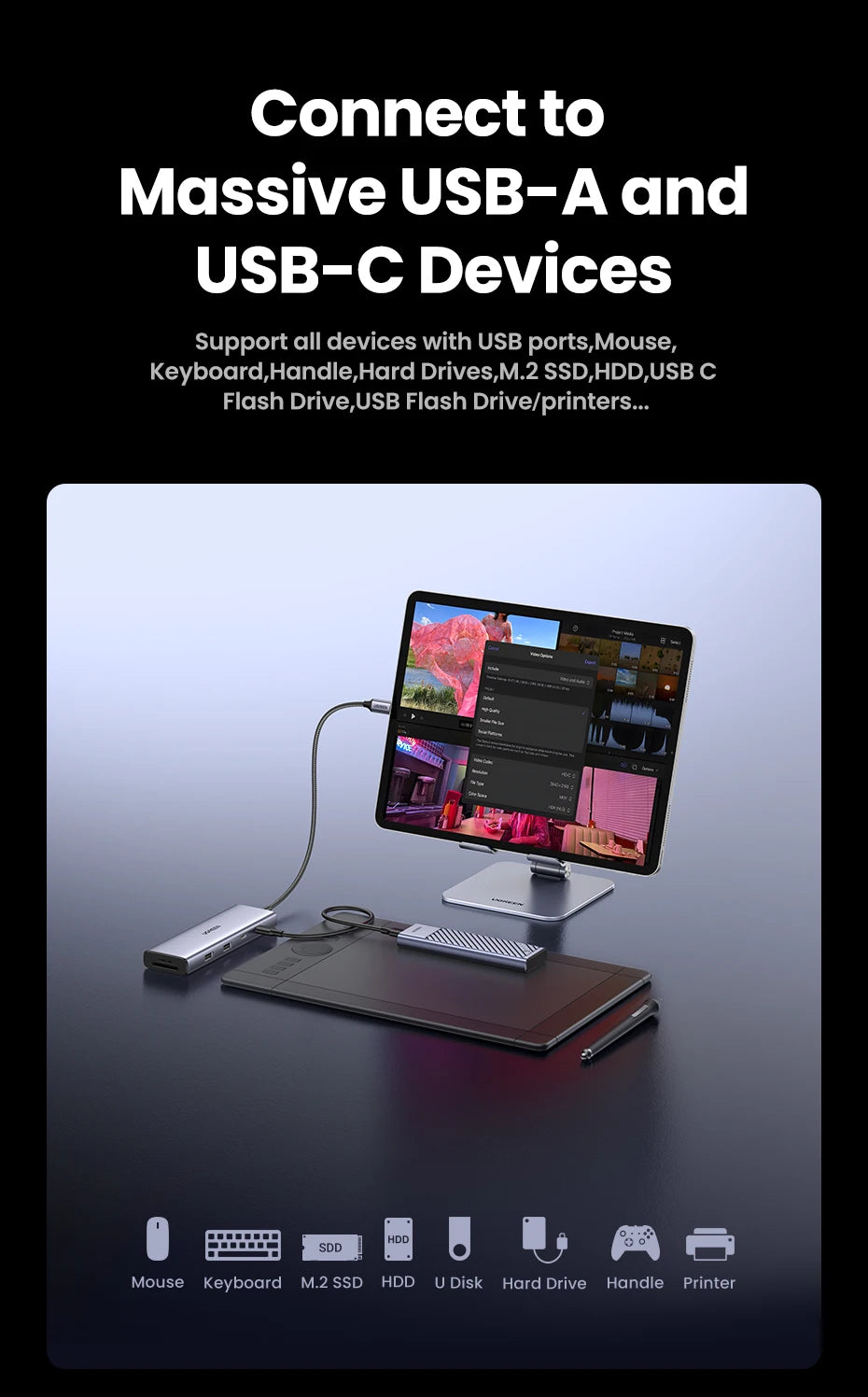 TechBoost USB-C Hub: Enhance Your Productivity - TikTok Tech