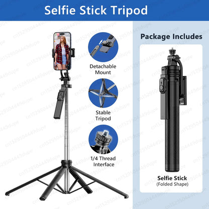 TOKQI Professional Extendable Tripod for TikTok Creators - Bluetooth Remote, 1/4'' Screw, Phone Holder, 72inch MonopodTOKQI Professional Tripod EcoVital Hub