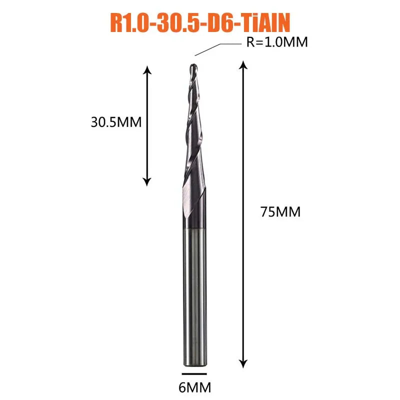 DIY Maker's Dream: Taper Ball Nose End Mill CutterDIY tools EcoVital Hub