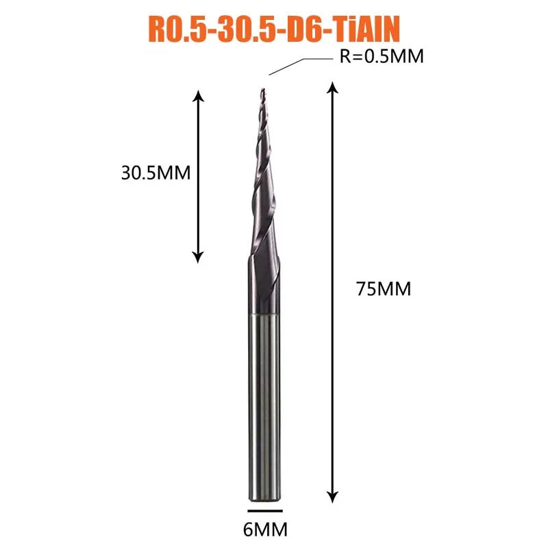 DIY Maker's Dream: Taper Ball Nose End Mill CutterDIY tools EcoVital Hub