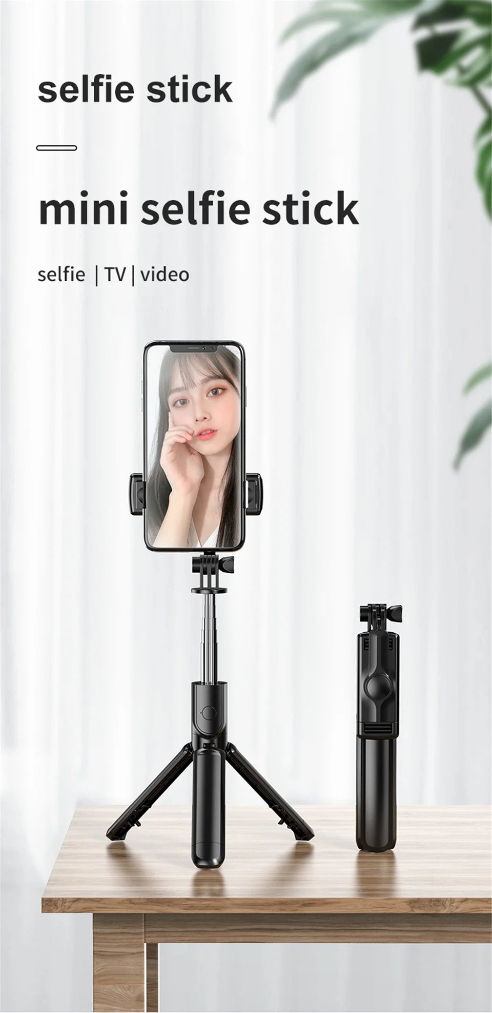 TikTok Creator's Wireless Selfie Stick Tripod - Viral Content Made Easy EcoVital Hub