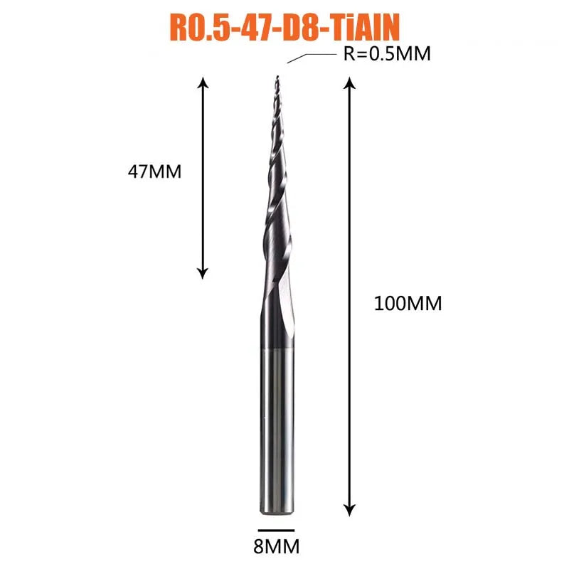DIY Maker's Dream: Taper Ball Nose End Mill CutterDIY tools EcoVital Hub