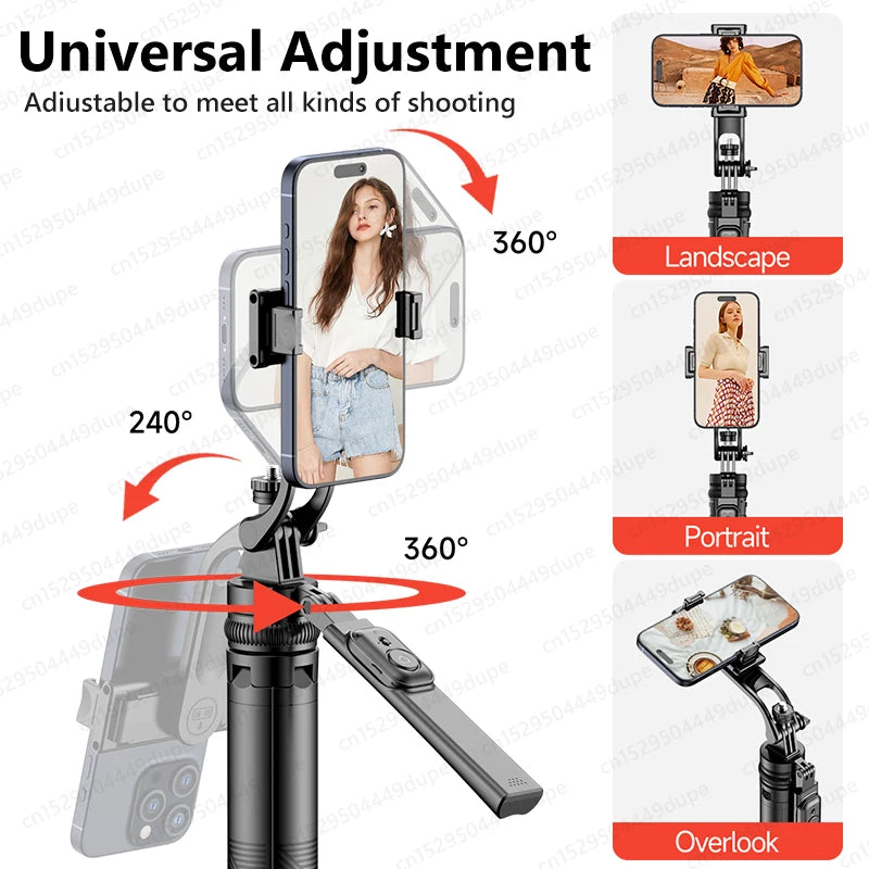 TOKQI Professional Extendable Tripod for TikTok Creators - Bluetooth Remote, 1/4'' Screw, Phone Holder, 72inch MonopodTOKQI Professional Tripod EcoVital Hub