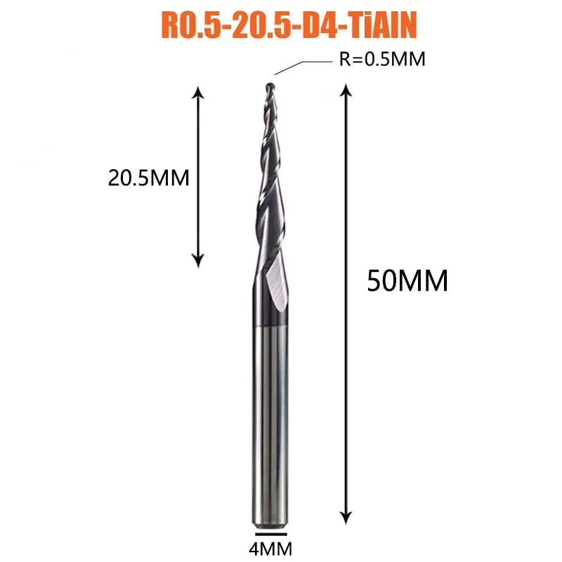 DIY Maker's Dream: Taper Ball Nose End Mill CutterDIY tools EcoVital Hub