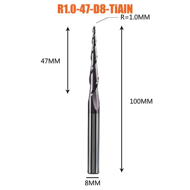 DIY Maker's Dream: Taper Ball Nose End Mill CutterDIY tools EcoVital Hub