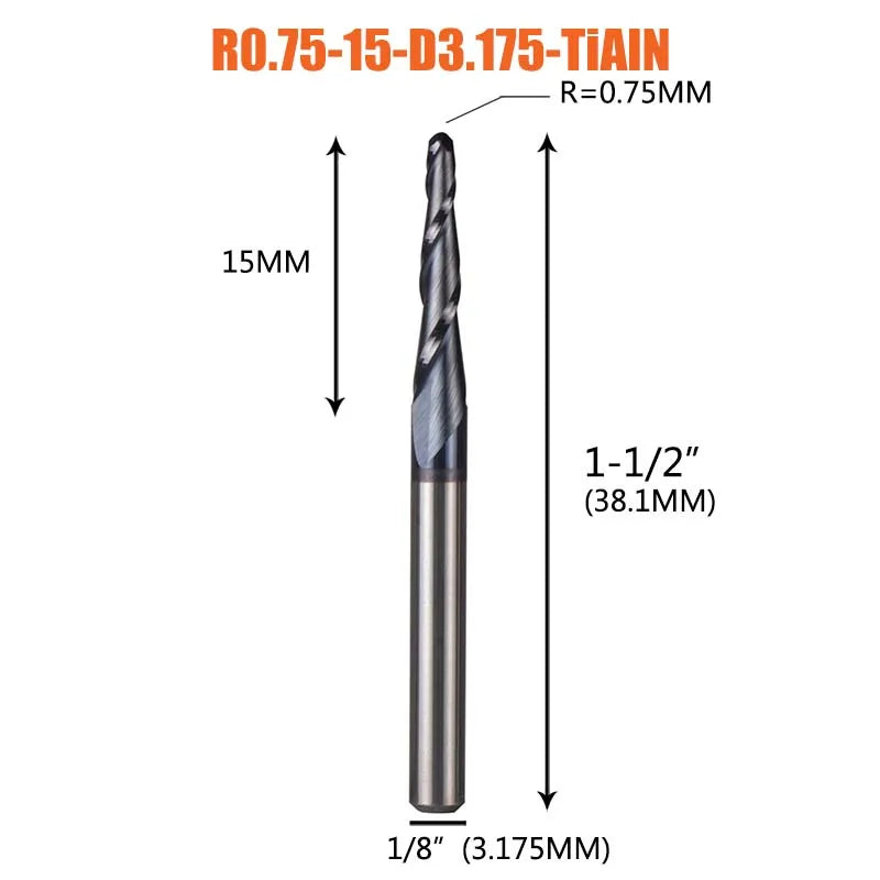 DIY Maker's Dream: Taper Ball Nose End Mill CutterDIY tools EcoVital Hub