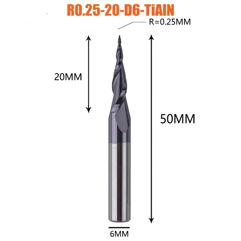 DIY Maker's Dream: Taper Ball Nose End Mill CutterDIY tools EcoVital Hub
