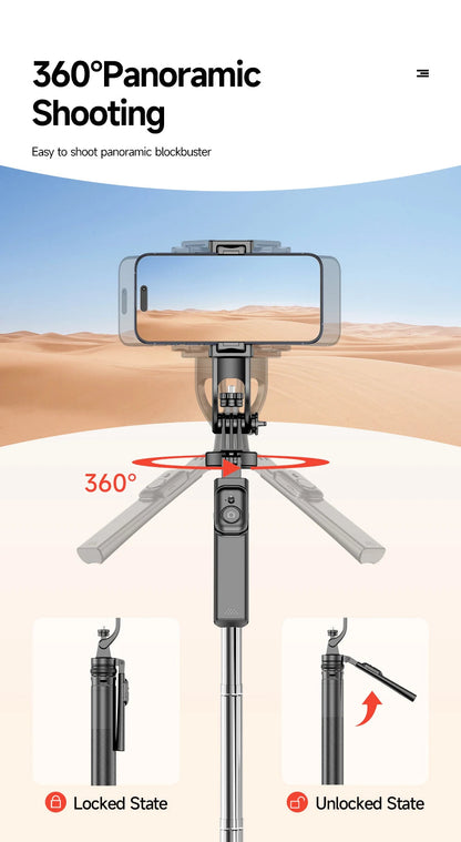 TOKQI Professional Extendable Tripod for TikTok Creators - Bluetooth Remote, 1/4'' Screw, Phone Holder, 72inch MonopodTOKQI Professional Tripod EcoVital Hub