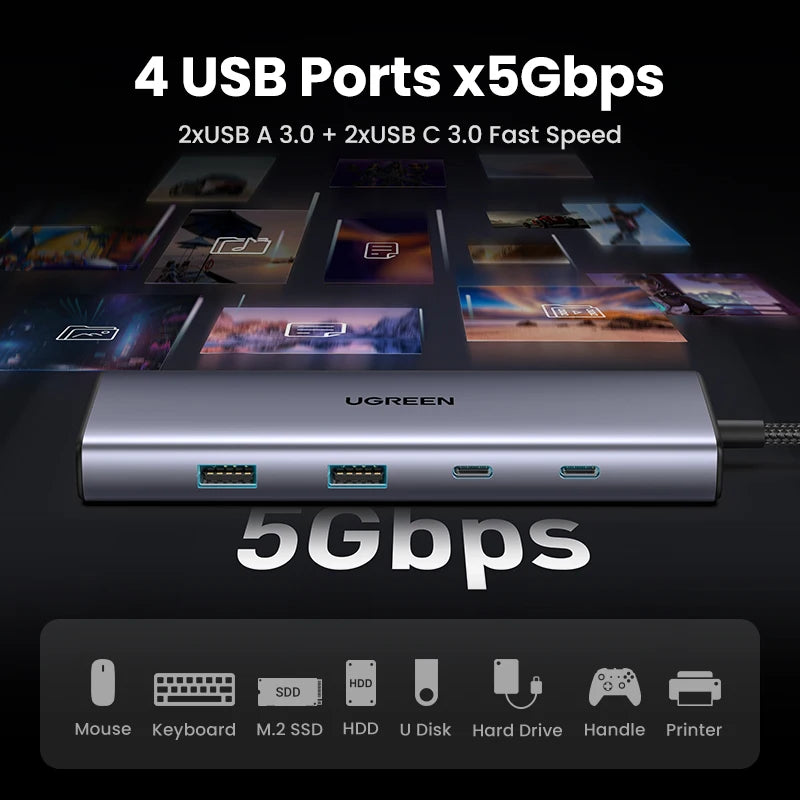 TechBoost USB-C Hub: Enhance Your Productivity - TikTok Tech