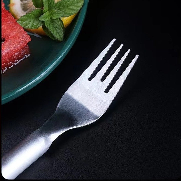 2 In 1 Watermelon Fork Slicer Multi-purpose Stainless Steel Watermelon Slicer Cutter Kitchen Fruit Cutting Fork Fruit Divider Kitchen Gadgets EcoVital Hub